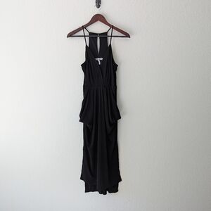 BCBGeneration Little Black‎ Sleeveless Midi Cocktail Pockets Dress XS
